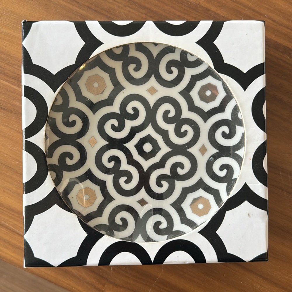 New set of 4 dessert plates